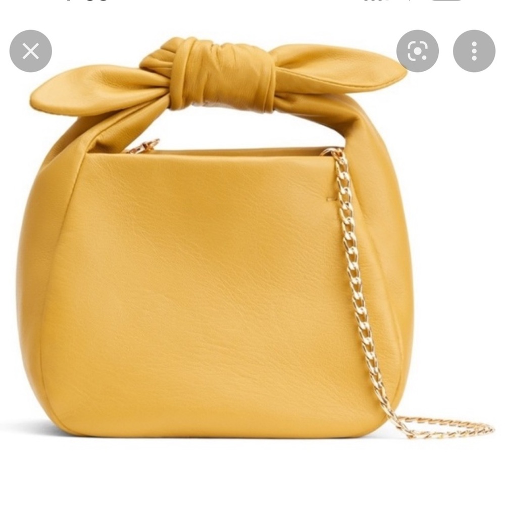 Not for sale. Looking for Cuyana mini bow bag in this color
